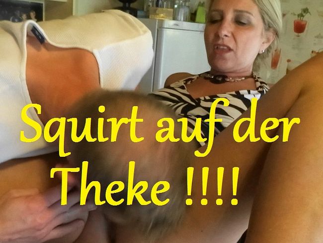 Squirt auf der Theke