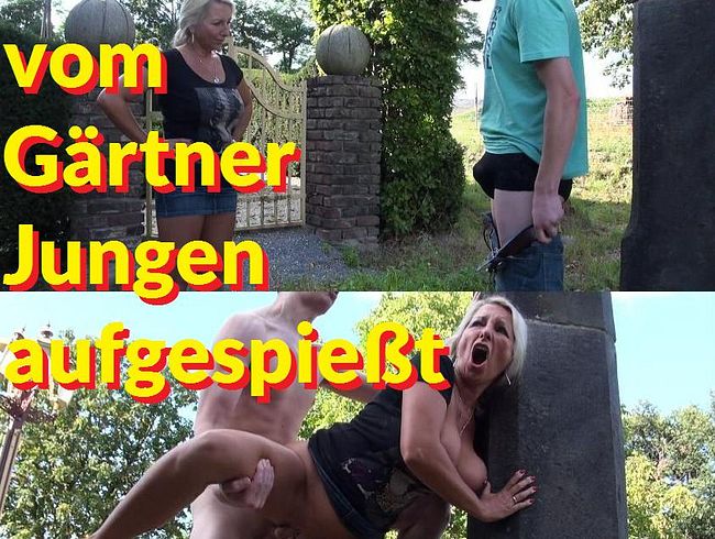 Vom GärtnerJungen aufgespiesst...